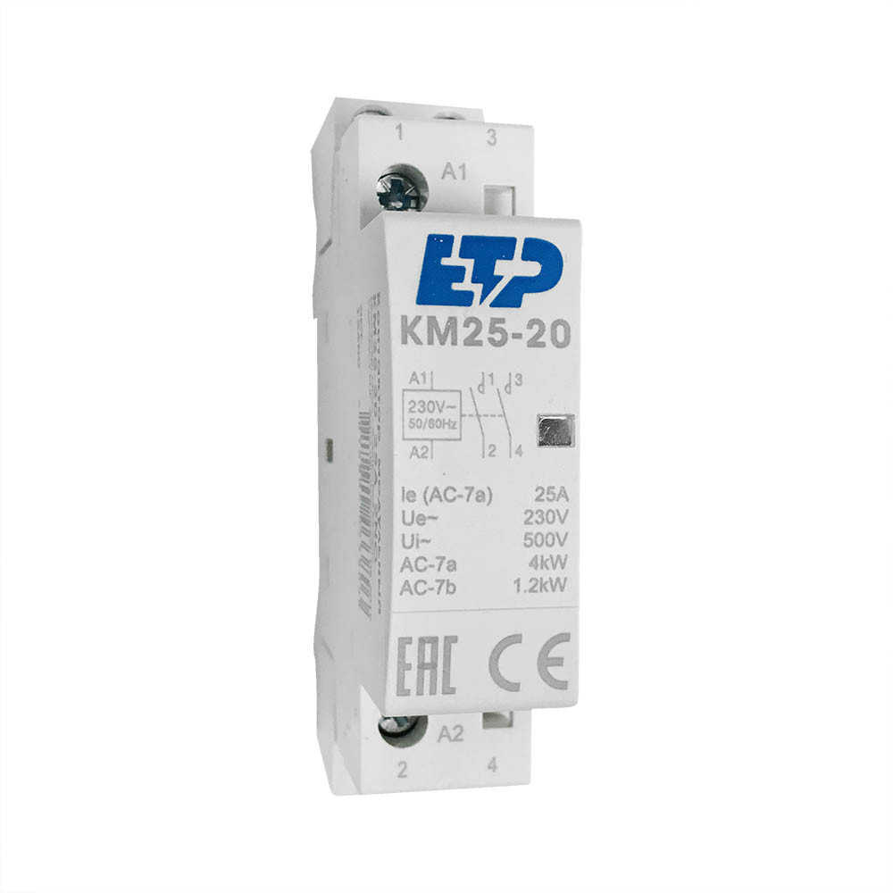 Контактор модульный КМ 25-20 25A 2NО ETP
