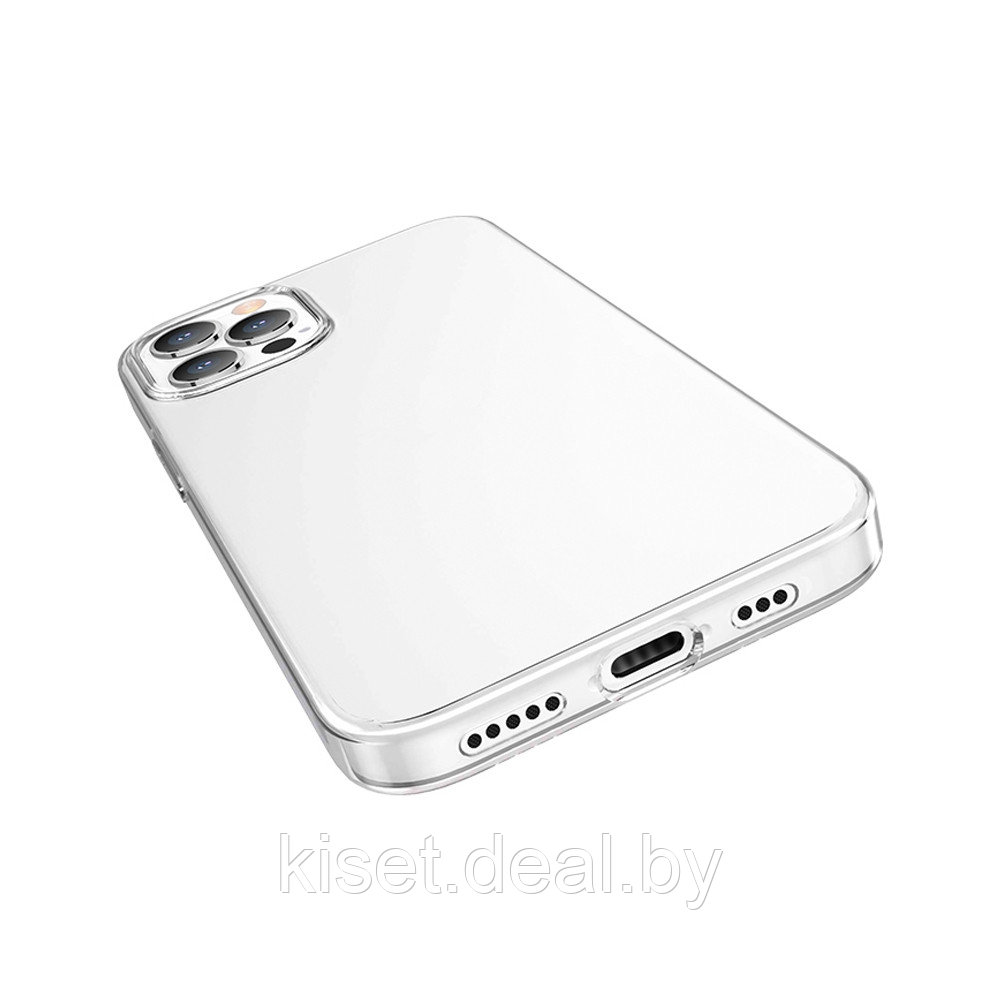Силиконовый чехол Hoco для iPhone 14 Pro прозрачный - фото 2 - id-p207109552