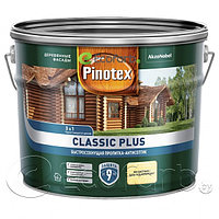 Pinotex Classic Plus (Пинотекс Классик Плюс) пропитка-антисептик 3 в 1 9,0 л тиковое дерево