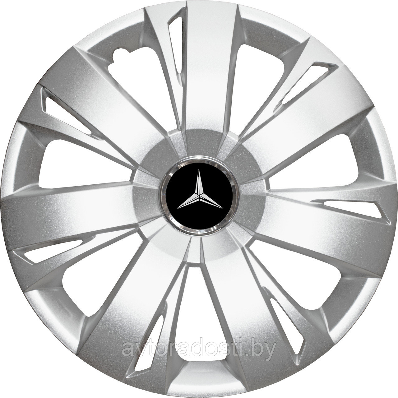 Колпаки на колеса SJS модель 411 / 16"+ комплект значков Mercedes - фото 1 - id-p207045036