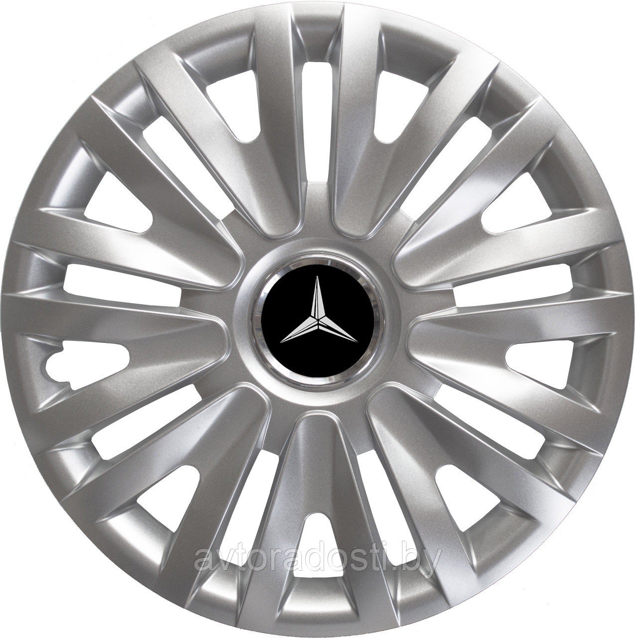 Колпаки на колеса SJS модель 412 / 16"+ комплект значков Mercedes