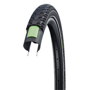 Покрышка Schwalbe, ENERGIZER PLUS TOUR, 700x35C (37-622), GreenGuard, Black-Reflex