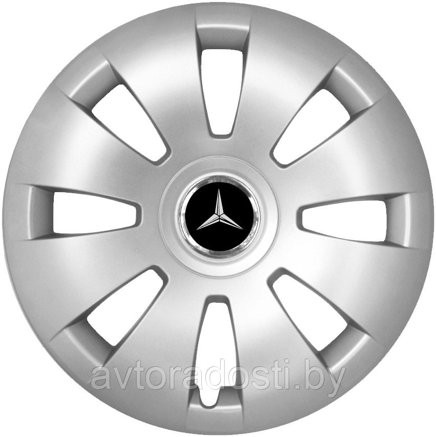 Колпаки на колеса SJS модель 423 / 16"+ комплект значков Mercedes - фото 1 - id-p207045047