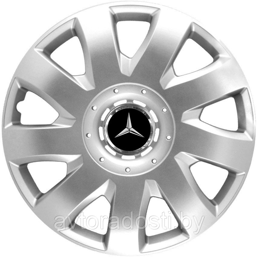 Колпаки на колеса SJS модель 426 / 16"+ комплект значков Mercedes - фото 1 - id-p207045050