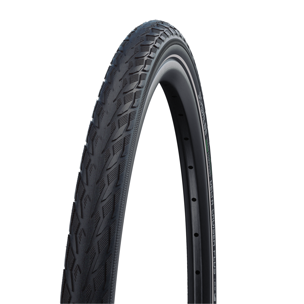 Покрышка Schwalbe, DELTA CRUISER PLUS, 700x35C (37-622), PunctureGuard, 775гр, Black-Reflex - фото 3 - id-p207113351