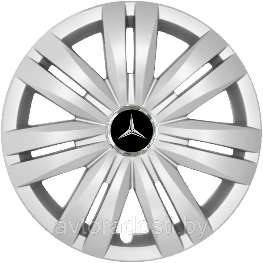 Колпаки на колеса SJS модель 427 / 16"+ комплект значков Mercedes