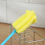 Ёршик для посуды «Тюльпан», 21×5 см, цвет МИКС, фото 6