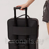 Сумка для косметики, портфель  визажиста жен «CALZETTl» черный,большой , с пропиткой, фото 3
