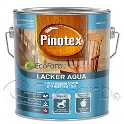 Pinotex Lacker Aqua (Пинотекс) лак на водной основе глянцевый 2,7л