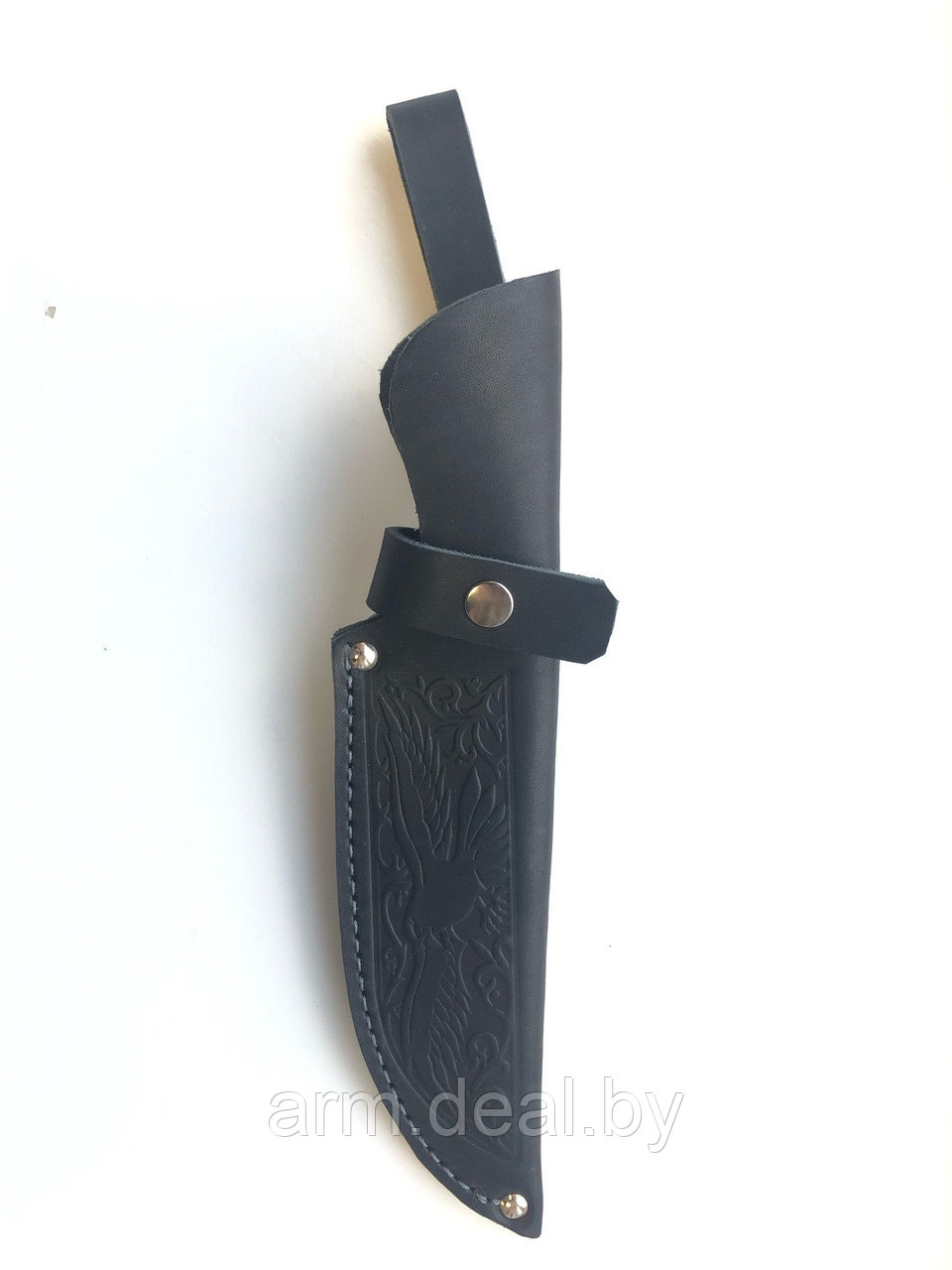 Ножны кожаные (длина клинка 15-17 см) - фото 2 - id-p207121061