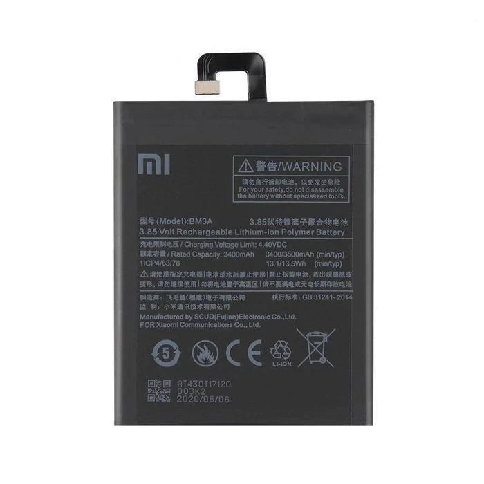 Xiaomi Mi Note 3 - Замена аккумулятора (BM3A, 3400 mAh)