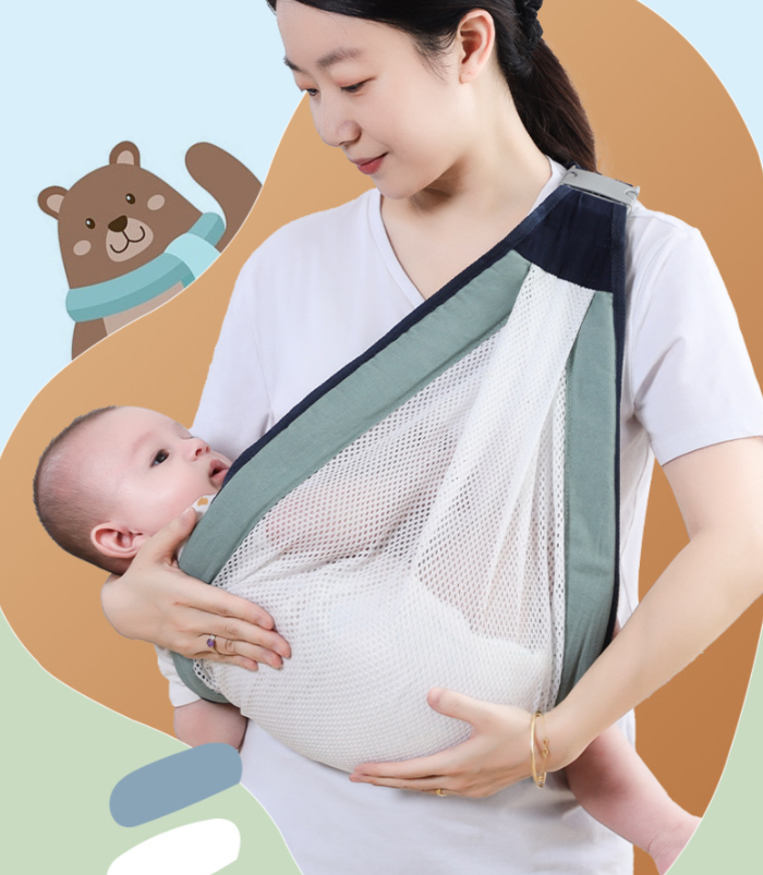 Слинг - переноска для малыша Baby Sling / Эрго - рюкзак через плечо от 0 месяцев + - фото 3 - id-p207121692