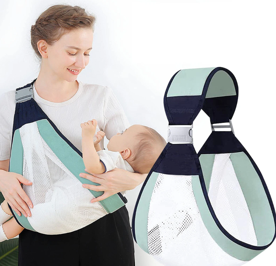 Слинг - переноска для малыша Baby Sling / Эрго - рюкзак через плечо от 0 месяцев + - фото 8 - id-p207121692