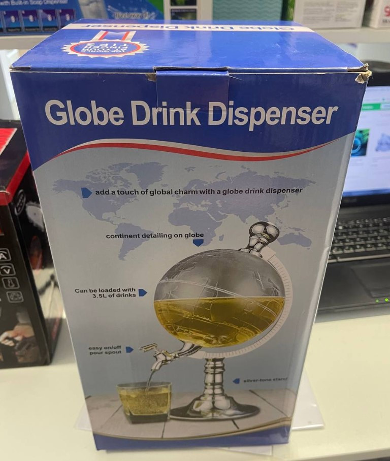 Мини Бар "Глобус" диспенсер для напитков 2 литра Globe Drink - фото 6 - id-p207125205