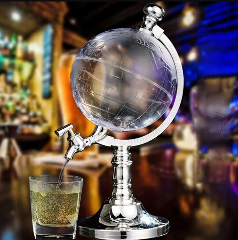 Мини Бар "Глобус" диспенсер для напитков 2 литра Globe Drink - фото 9 - id-p207125205