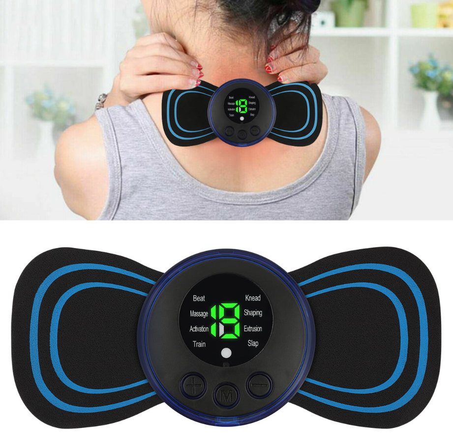 Массажер миостимулятор - лимфодренажный электрический для тела Mini Massager EMS (8 видов массажа, 19 уровней - фото 8 - id-p207125804