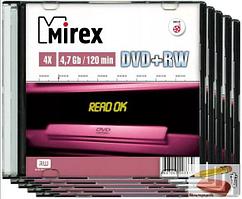 Диск DVD+RW 4.7Gb 4x Data Standard, Slim