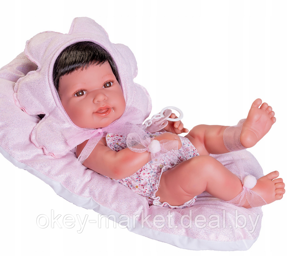 Кукла Antonio Juan Пиппа в розовом 50397, 42 см - фото 6 - id-p207126097