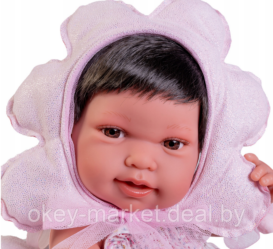 Кукла Antonio Juan Пиппа в розовом 50397, 42 см - фото 4 - id-p207126097