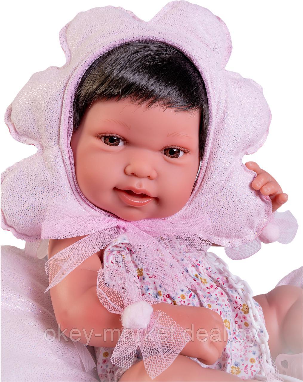 Кукла Antonio Juan Пиппа в розовом 50397, 42 см - фото 5 - id-p207126097