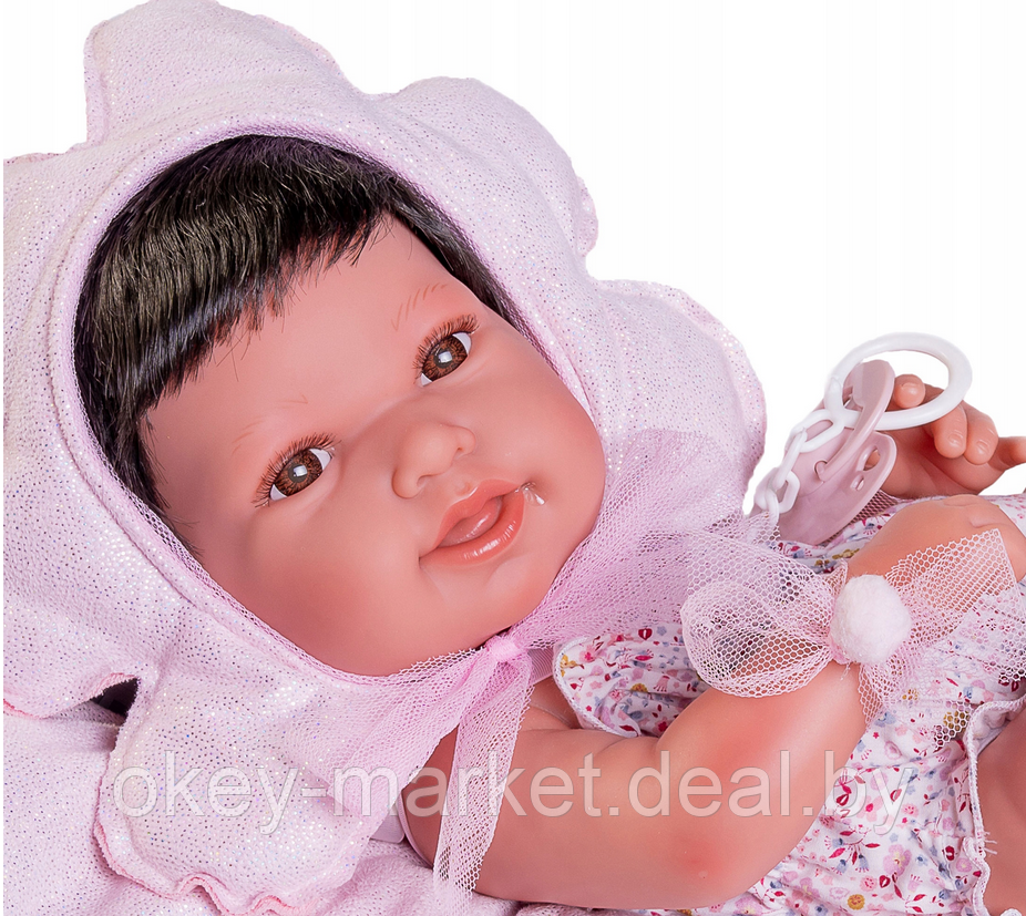 Кукла Antonio Juan Пиппа в розовом 50397, 42 см - фото 3 - id-p207126097