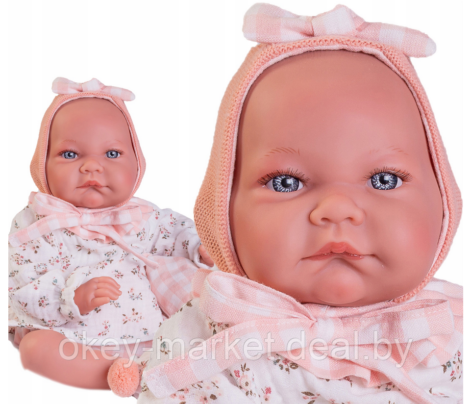 Кукла Antonio Juan Ника в розовом 33341, 42 см - фото 4 - id-p207126122