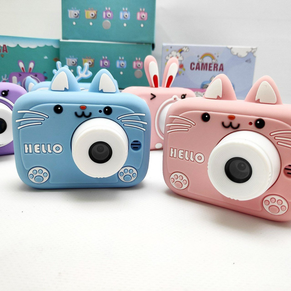 Детский цифровой мини фотоаппарат Children’s fun Camera (экран 2 дюйма, фото, видео, 5 встроенных игр)