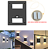 Светильник уличный на солнечной батарее Led Solar Wall lamp 2 шт., фото 8