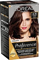 L'Oreal Paris Preference 4.15 Каракас Темный Каштан Крем-краска стойкая для окрашивания волос