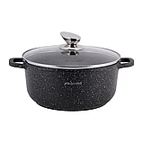 Набор кастрюль Kamille 4429 (1.2л/2.3л/4.5л/ковш 1.5л) + прихватки, фото 4