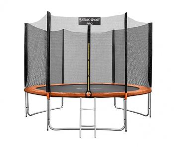 Батут Atlas Sport 252 см (8ft) PRO (усиленные опоры) ORANGE