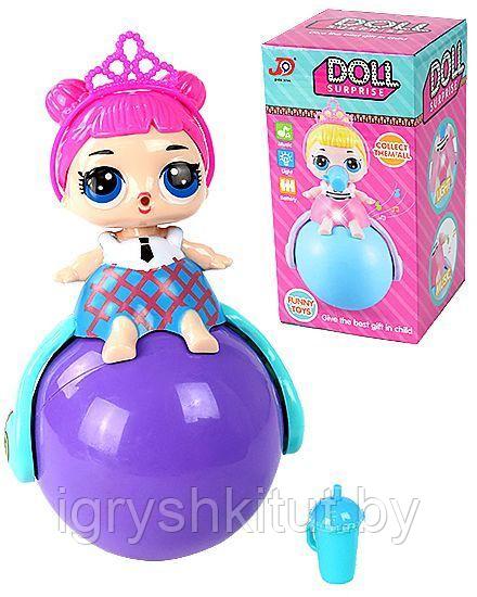 Кукла-неваляшка LOL DOLL, аналог ЛОЛ, свет, звук - фото 1 - id-p207130425