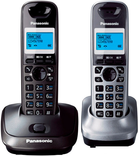 Радиотелефон Panasonic KX-TG2512RU2 - фото 1 - id-p207128537