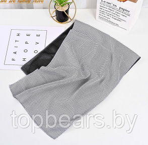 Спортивное охлаждающее полотенце Super Cooling Towel Серый - фото 1 - id-p207133049