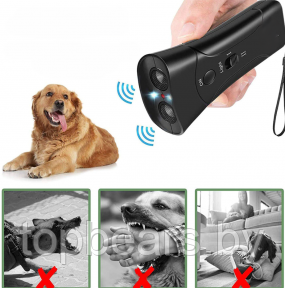 Ультразвуковой отпугиватель собак Ultrasonic Dog ChaserDog Trainner / Кликер для отпугивания собак и их