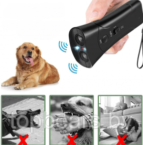 Ультразвуковой отпугиватель собак Ultrasonic Dog ChaserDog Trainner / Кликер для отпугивания собак и их - фото 1 - id-p207133052