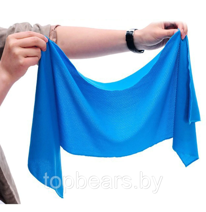 Спортивное охлаждающее полотенце Super Cooling Towel Синий - фото 3 - id-p207134987