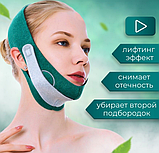 Маска - бандаж для коррекции овала лица, подбородка, скул Face Lift / Лифтинг - маска для четкого контура лица, фото 4