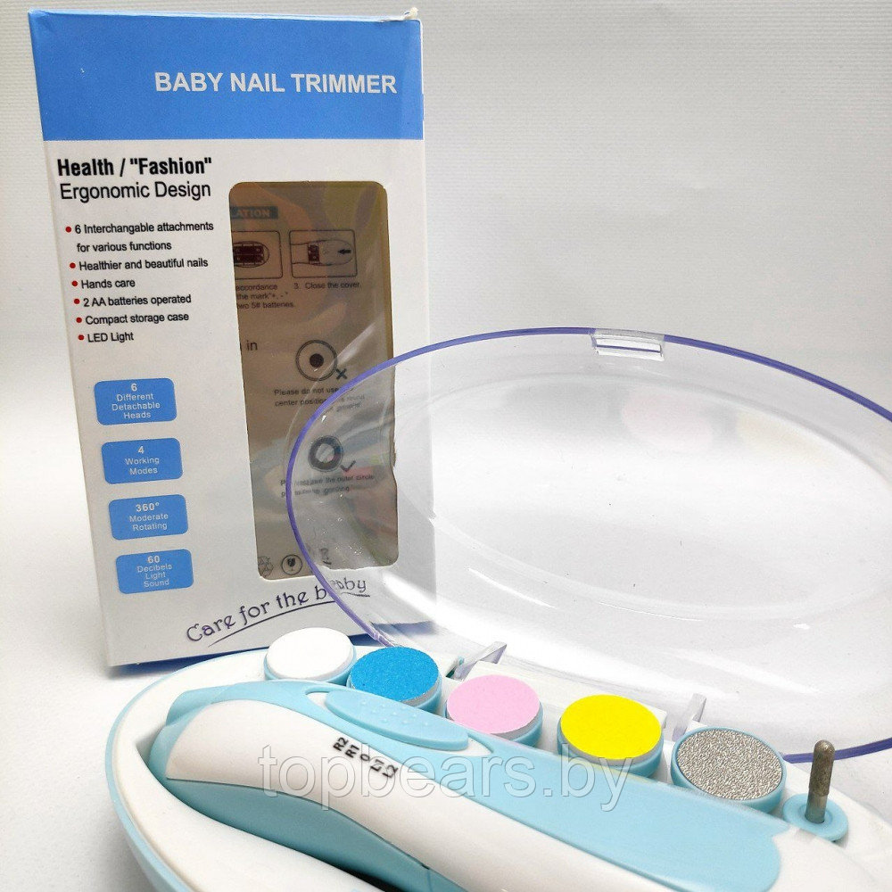Устройство для подстригания ногтей детям Baby Nail Trimmer / Портативный детский триммер - пилочка для ногтей - фото 6 - id-p207133082