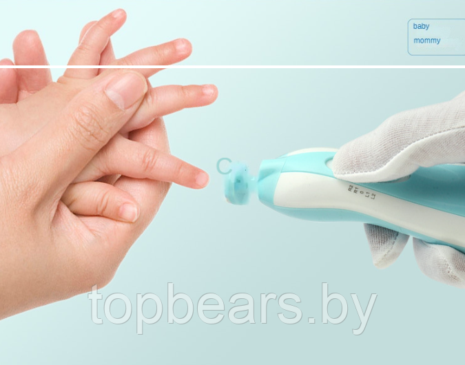 Устройство для подстригания ногтей детям Baby Nail Trimmer / Портативный детский триммер - пилочка для ногтей - фото 9 - id-p207133082