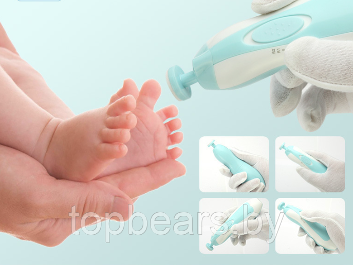 Устройство для подстригания ногтей детям Baby Nail Trimmer / Портативный детский триммер - пилочка для ногтей - фото 10 - id-p207133082