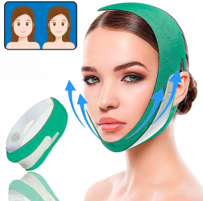 Маска - бандаж для коррекции овала лица, подбородка, скул Face Lift / Лифтинг - маска для четкого контура лица - фото 1 - id-p207134875