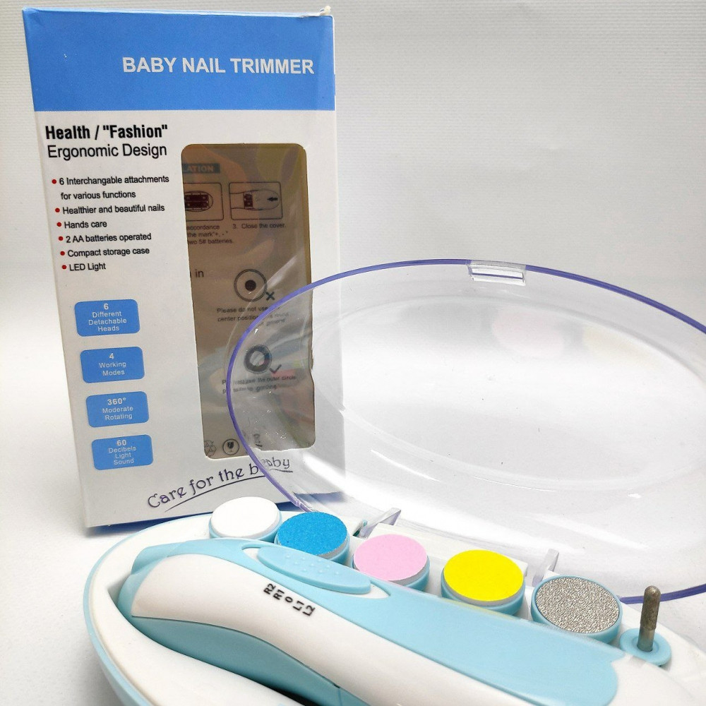 Устройство для подстригания ногтей детям Baby Nail Trimmer / Портативный детский триммер - пилочка для ногтей - фото 6 - id-p207134942