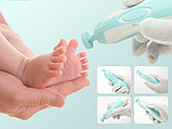 Устройство для подстригания ногтей детям Baby Nail Trimmer / Портативный детский триммер - пилочка для ногтей, фото 10