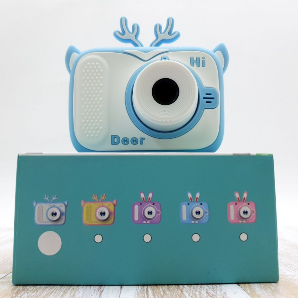 Детский цифровой мини фотоаппарат Childrens fun Camera (экран 2 дюйма, фото, видео, 5 встроенных игр) Розовый - фото 5 - id-p207134944