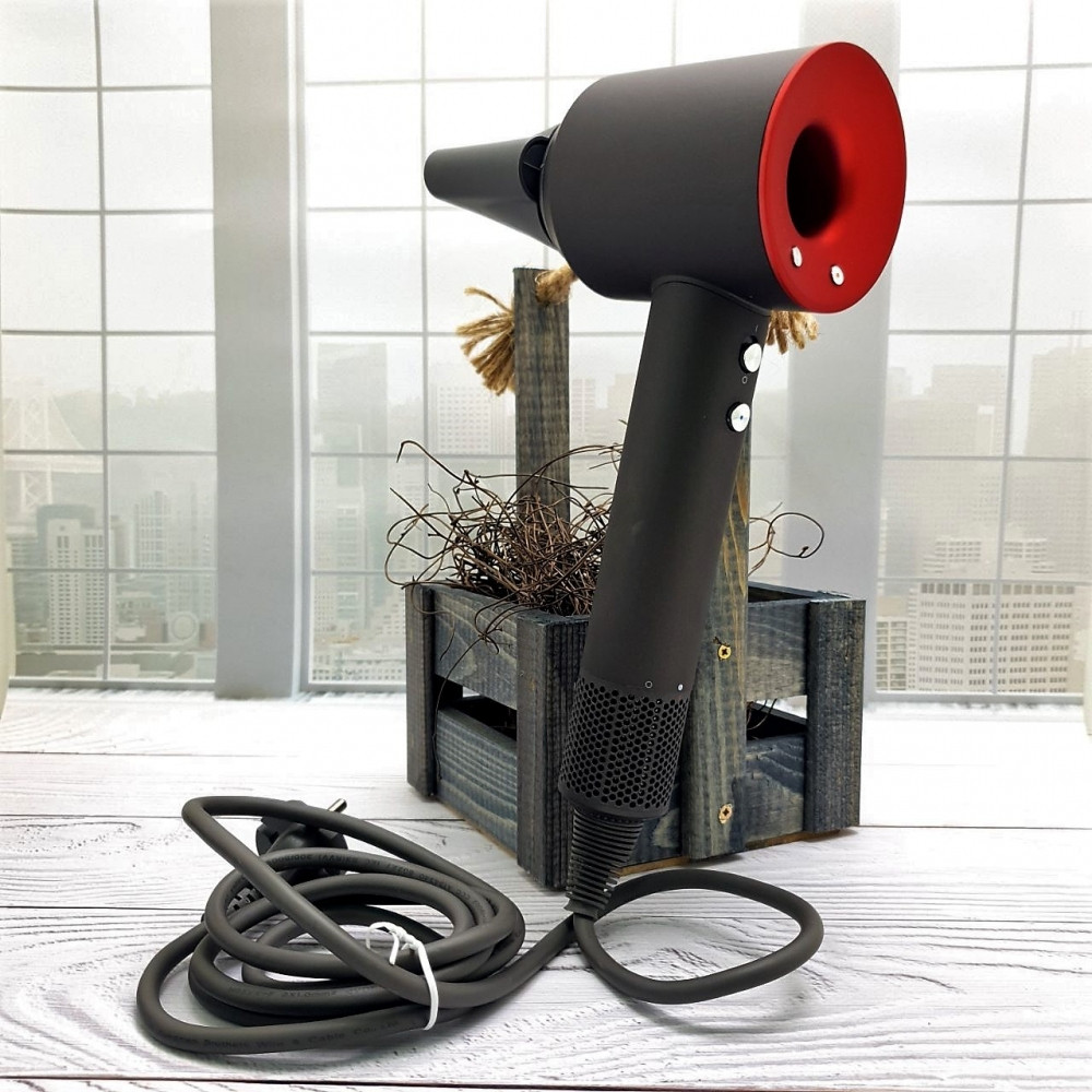 Профессиональный фен Super Hair Dryer 1600 Вт/ 3 режима скорости, 4 режима сушки, магнитная - фото 7 - id-p207089113