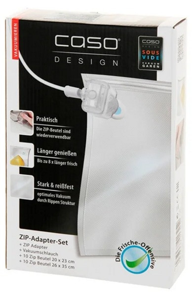 Набор вакуумных пакетов Caso VC Zip Adapter Set - фото 1 - id-p207134516