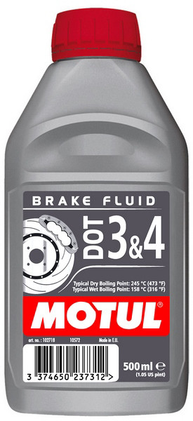 Тормозная жидкость 102718 Motul DOT 3&4 0.5L