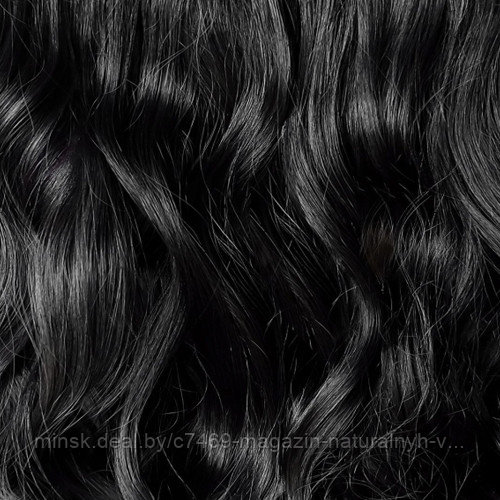 Натуральные пряди на заколках из 100% натуральных волос 1 «чёрный» Мини-набор - фото 2 - id-p203708576