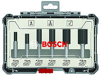 Набор пазовых фрез 8мм (6шт) BOSCH